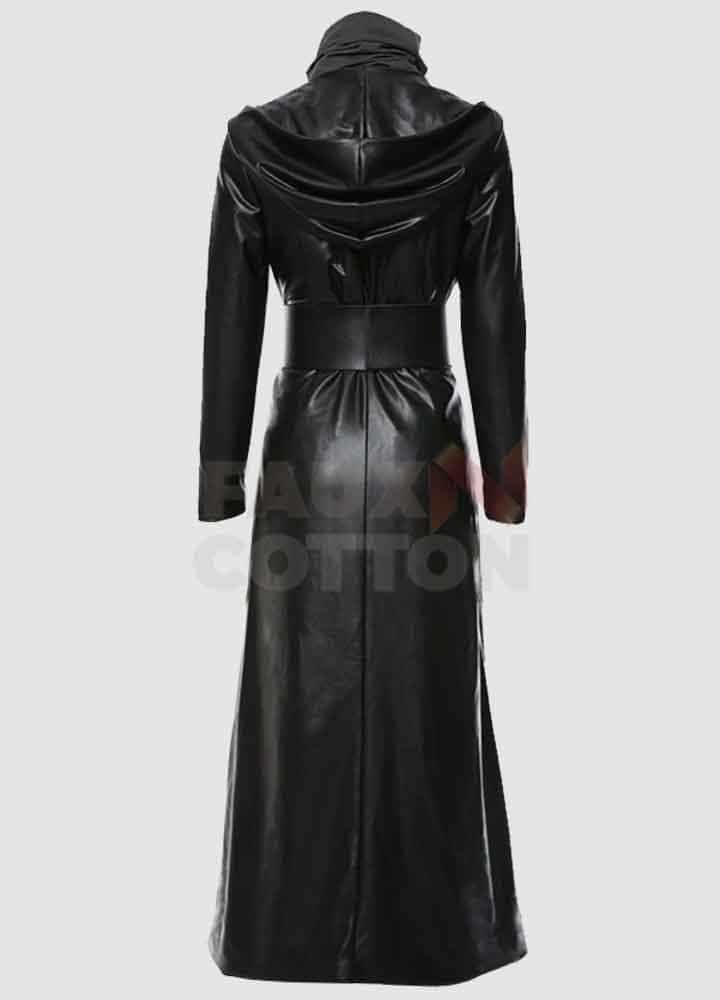 Watchman Angela Abraham Costume Leather Coat